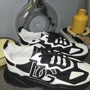 Balenciaga Black and White Sneakers